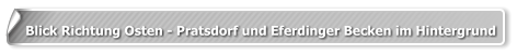 Blick Richtung Osten - Pratsdorf und Eferdinger Becken im Hintergrund